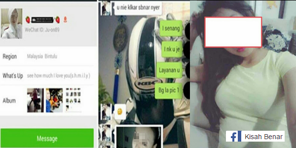 Id wechat awek sangap jb