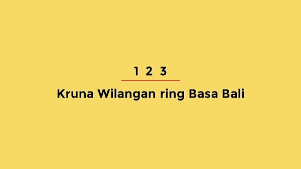 Kruna Wilangan Ring Basa Bali