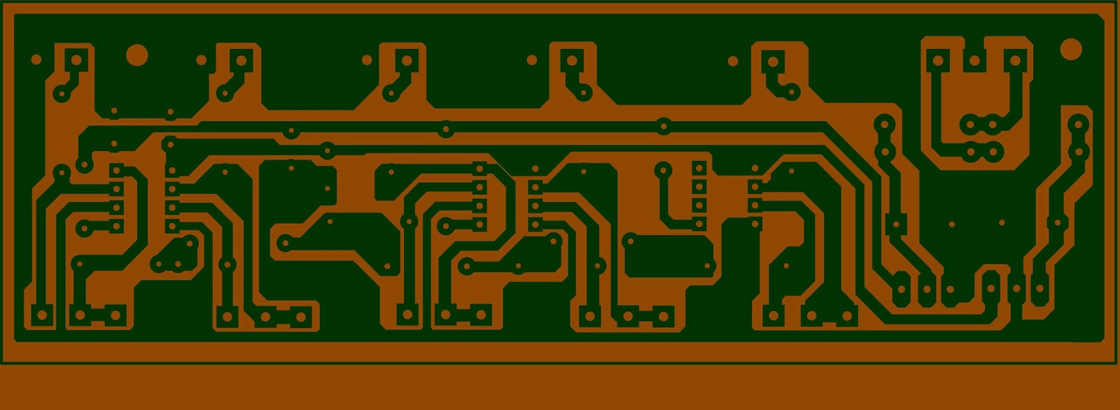 Layout PCB Audio Distributor 4 Way Komplit - BLOGKAMARKU