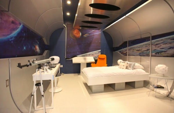 Dormitorios para niños tema espacial - Ideas para decorar dormitorios