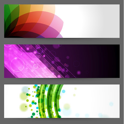 Abstract vector banner backgrounds
