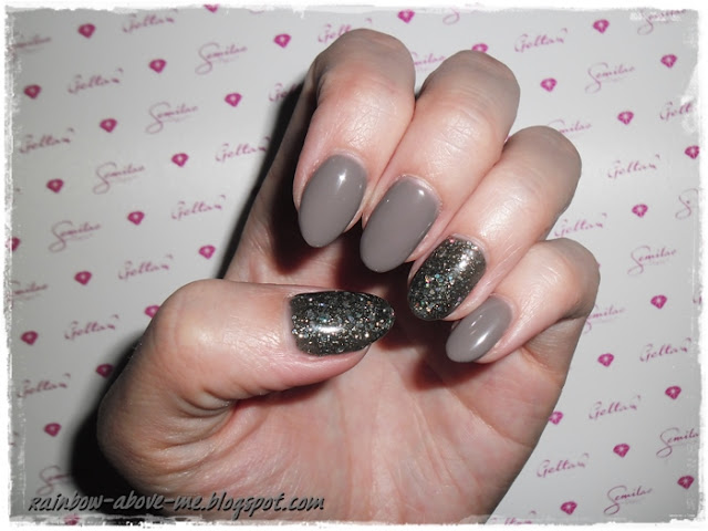 Fifty Shades of Grey, czyli Semilac Grey 017 & Glitter Galaxy NeoNail