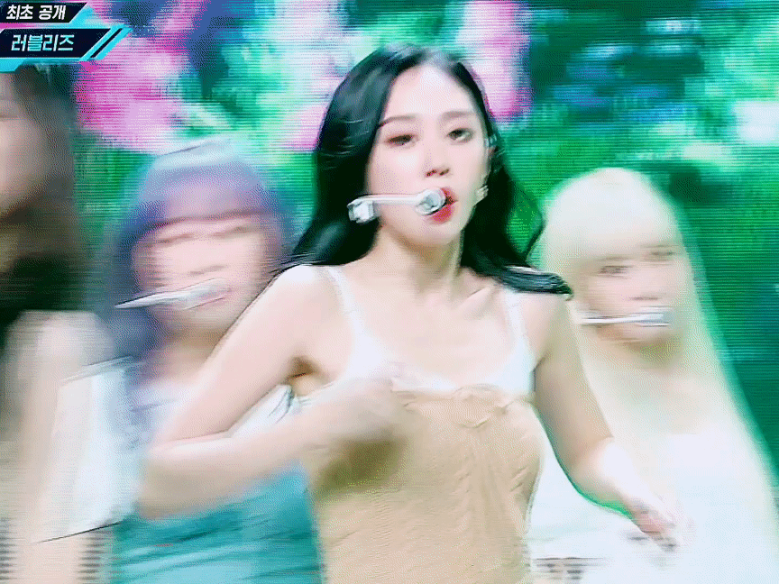 러블리즈 엠카 이야기꽃 눈큰애 서지수(ft.케이)