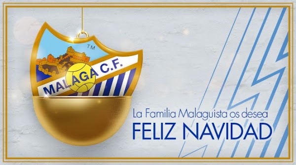 El Málaga desea una Navidad blanquiazul El Málaga desea una Navidad blanquiazul