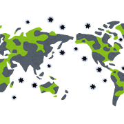 パンデミック・世界的な感染症のイラスト