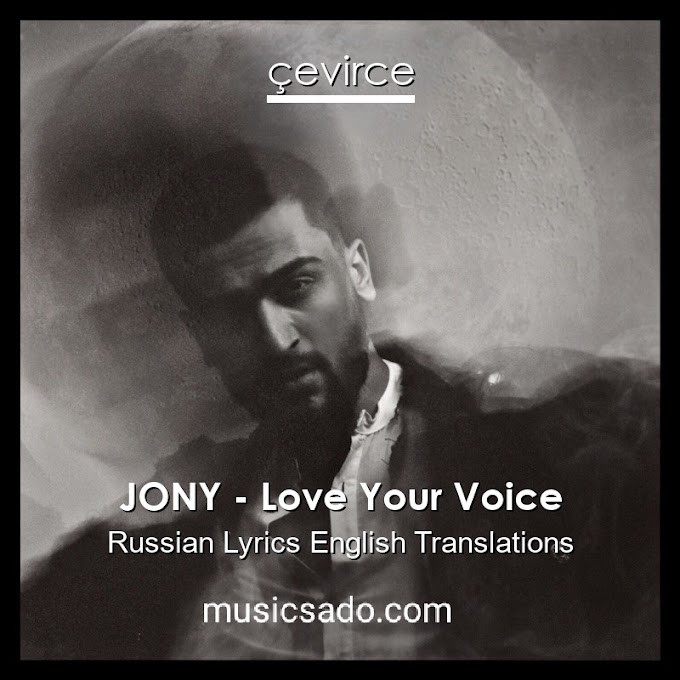 Love your voice  \Lyrics \ Jony 