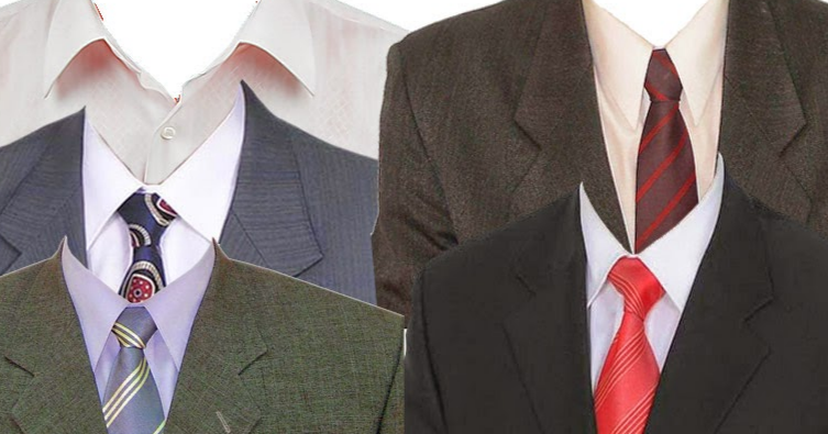 بدل مفرغة Psd بألوان متعدده