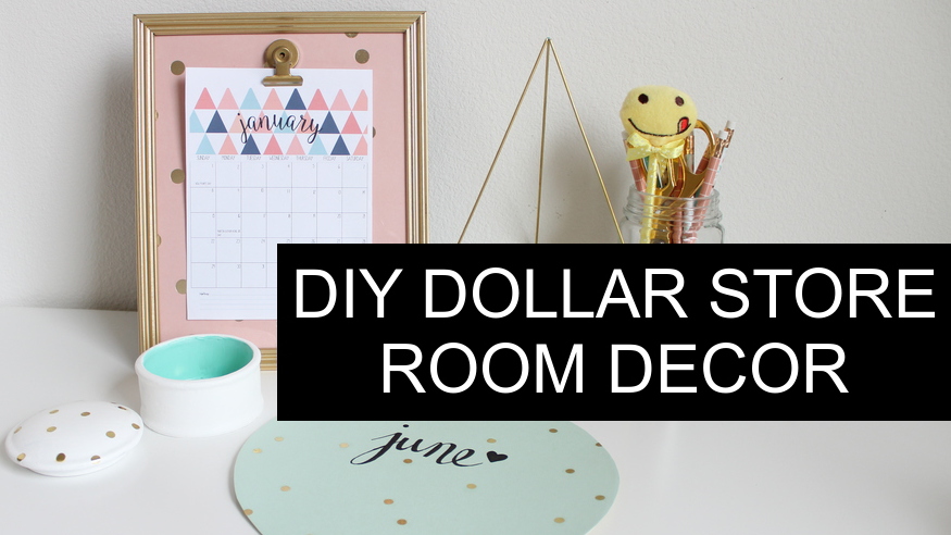 DIY Dollar Tree Room Decor | Tumblr & Pinterest Inspired - JuneBeautique
