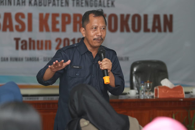 Adakan Sosialisasi, Pemkab Trenggalek Dorong Peningkatan Pemahaman, Penyamaan Presepsi dalam Pengelolaan Acara dan Keprotokolan