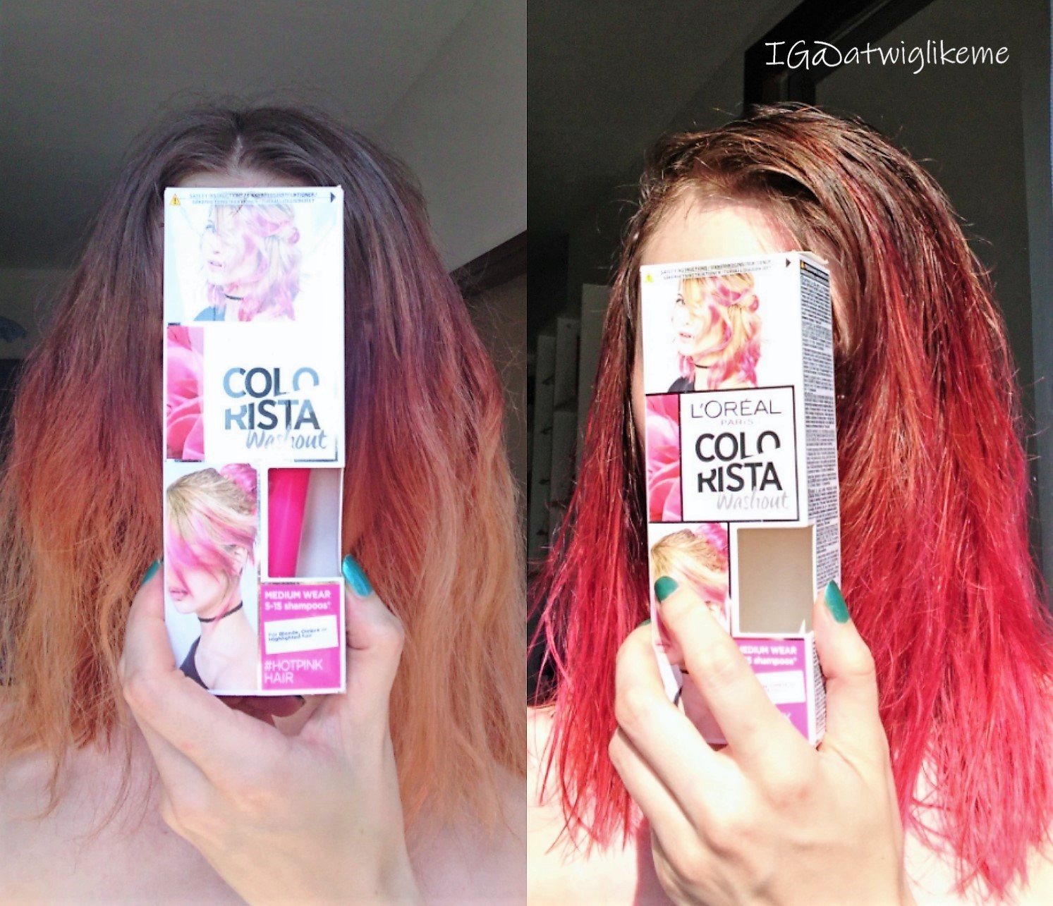 New baby #7: L'Oreal Colorista Washout in Hot Pink.