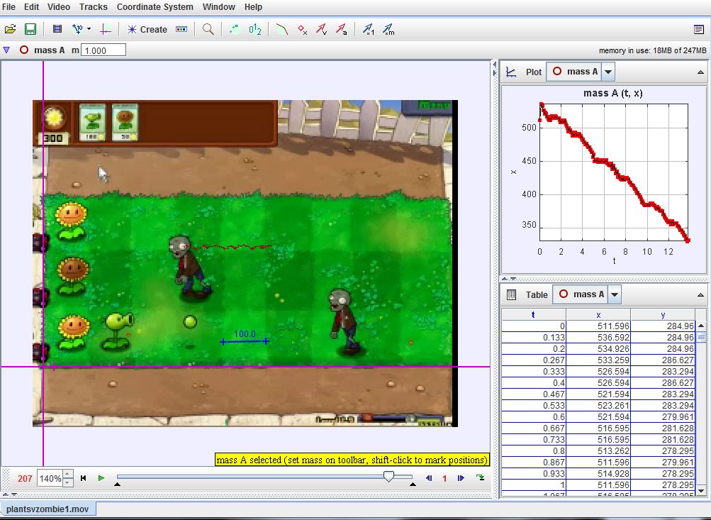 Teaching Physics Blog: AP Physics:The Kinematics of Plants vs Zombies