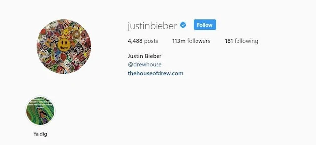 Instagram Justin Bieber dan Fakta Menariknya - sudah tahu?