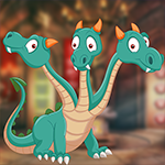 Play Games4King Ternate Head Dragon Escape