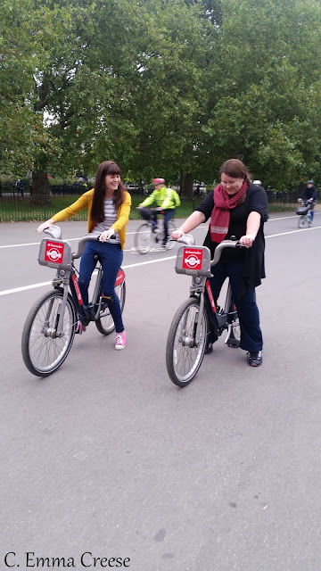 Cycling through London, and a childhood confession