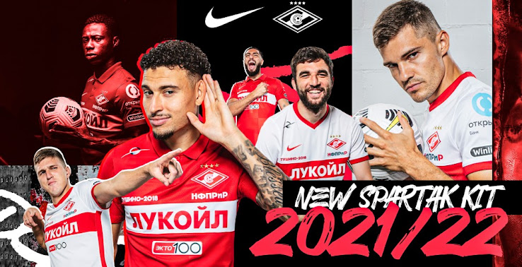 Spartak Moscow 21-22 Home & Away Kits Released - Footy Headlines