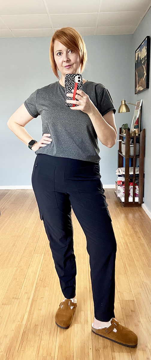 Looks Good from the Back: Outfit and Review: Athleta Lined Chelsea
