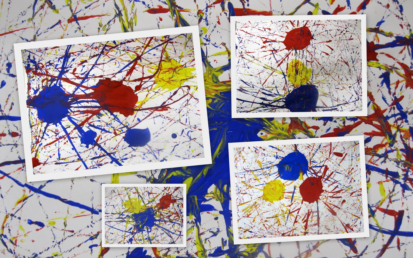 The Art Room First Grade Action Paintings