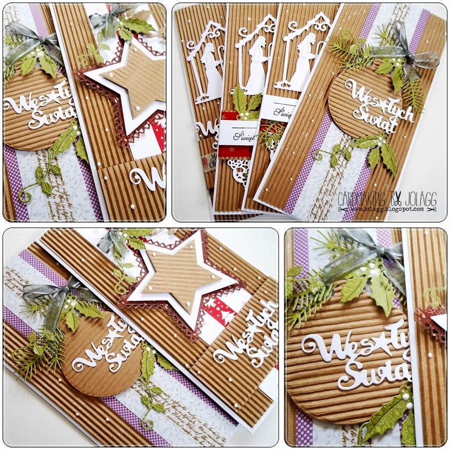 Cardmaking by jolagg: Kartki świąteczne Cardmaking by jolagg: Kartki świąteczne