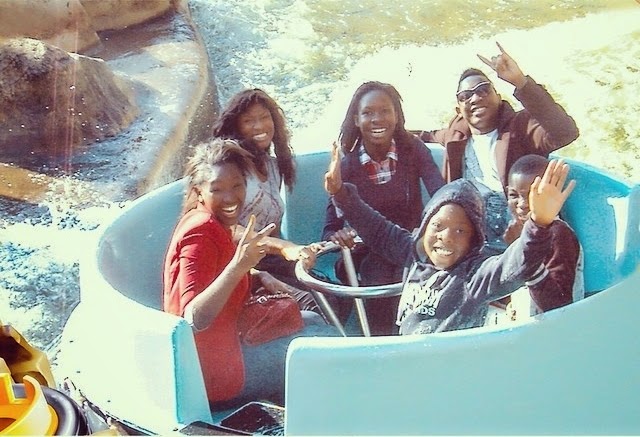 omotola jalade vacation south africa