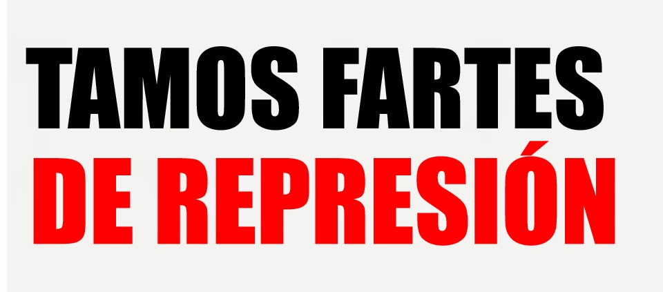 Tamos fartos/es de represión