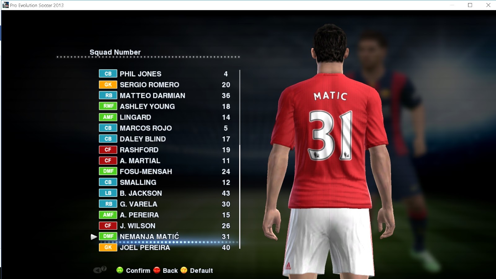 pesmodif PES 2013 OPTION FILE UPDATE TRANSFER 5 AUGUST