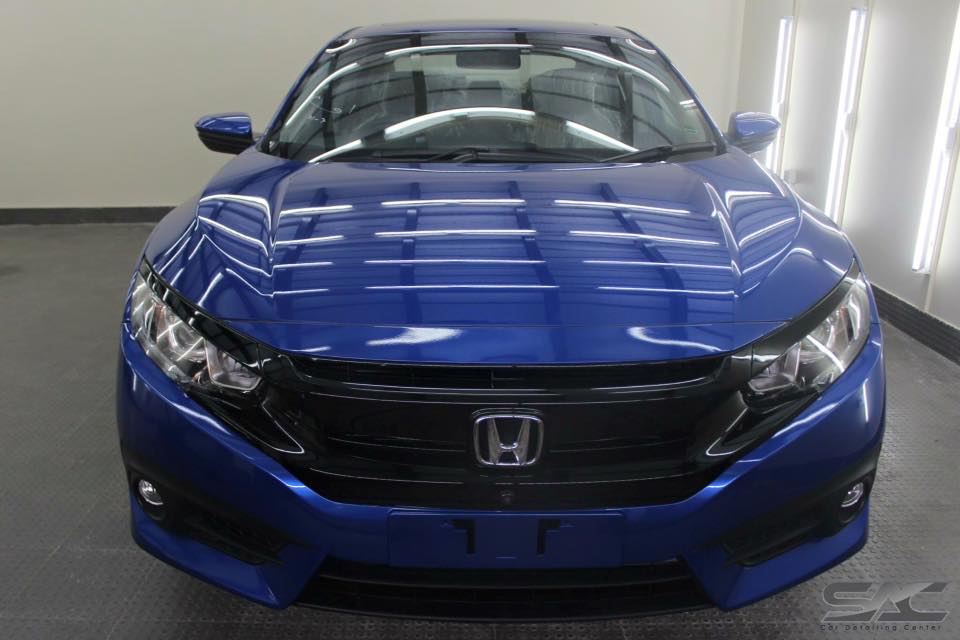 Modified Cars: Blue Honda Civic 2016 Turbo