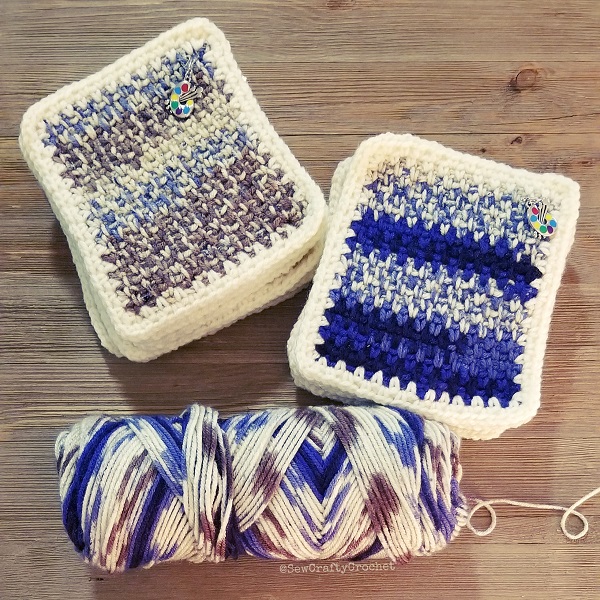 Blue Camo Stripe Baby Blanket Sew Crafty Crochet