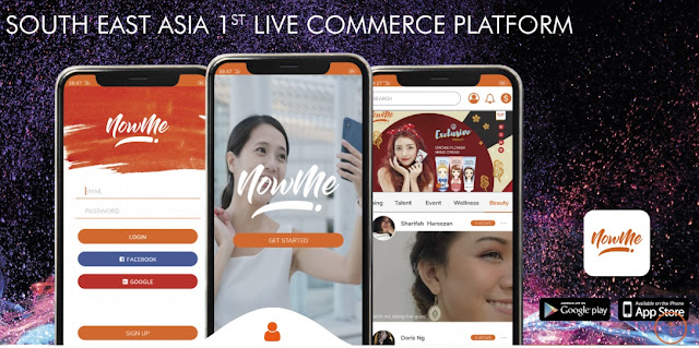 NOWME Live Commerce Pertama, Terlengkap dan Terbaru Di Asia Tenggara