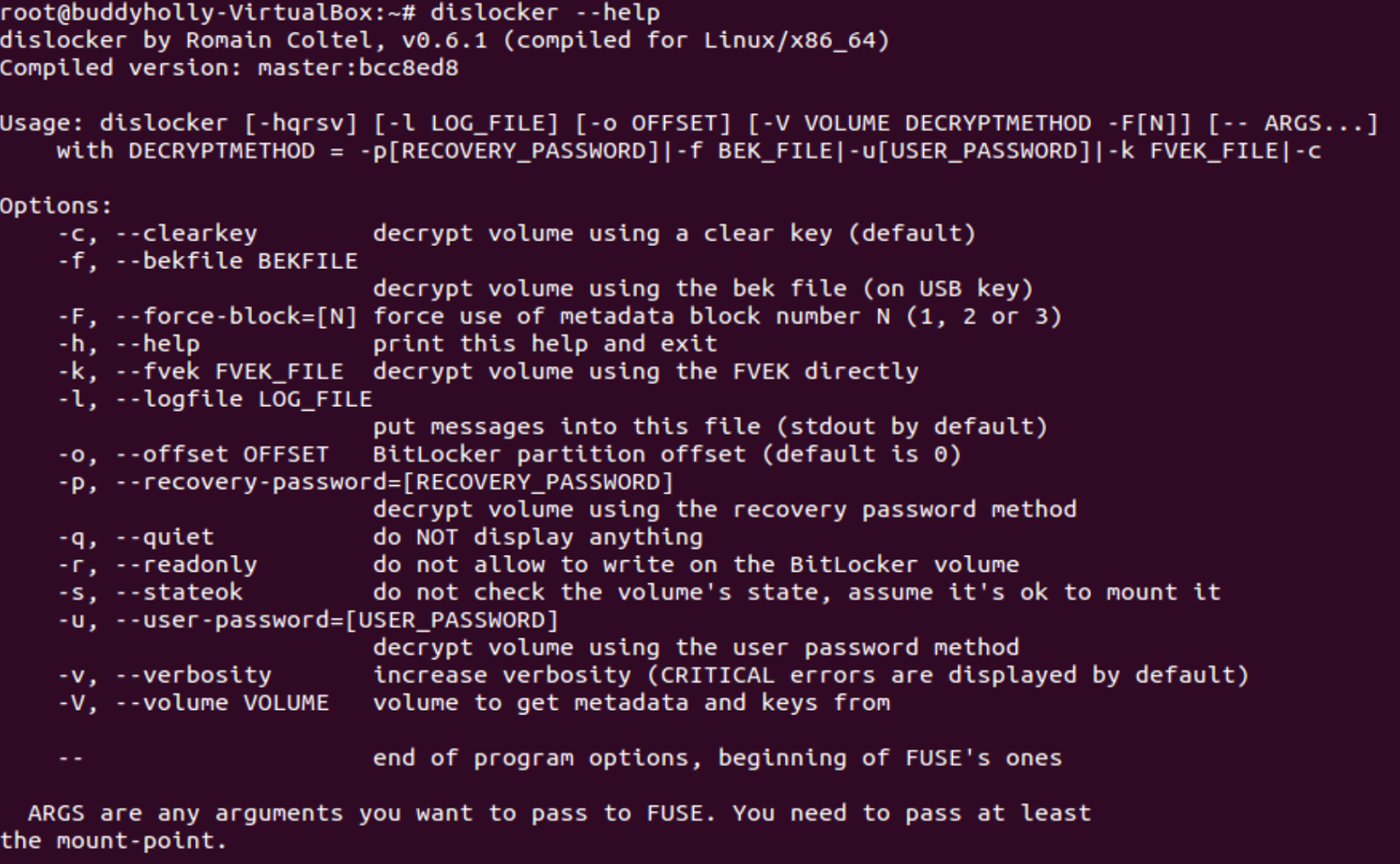 encrypted bitlocker mounting using temp directory mount create