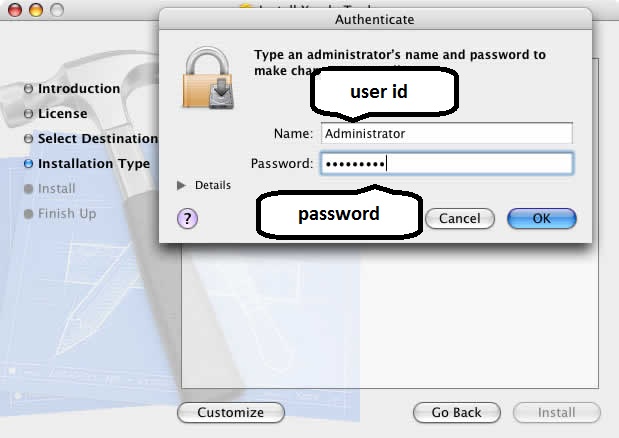 User ids passwords