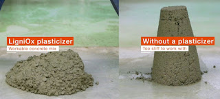 Concrete With and Without plasticizer