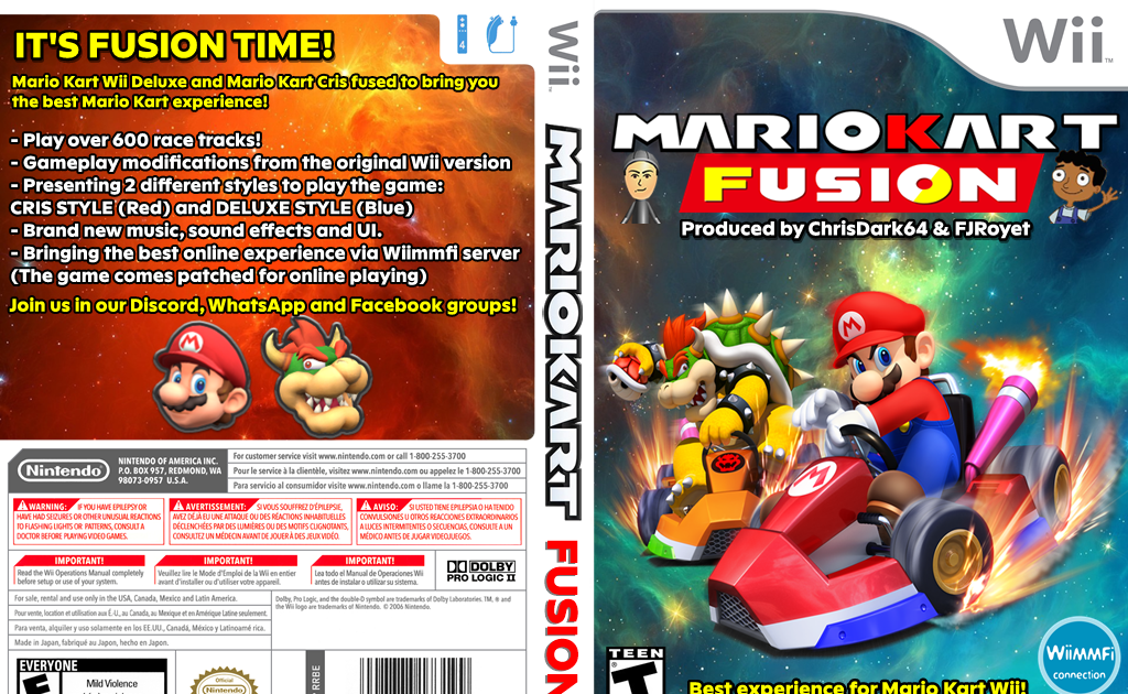 Mario Kart Master Fusion Mod Hack Com 600 Pistas Nintendo Wii, Wii U