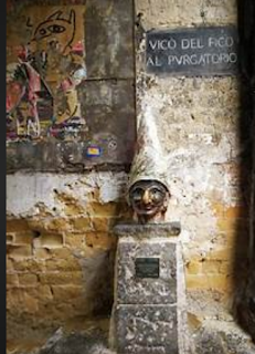Piunicho statue Naples Italy