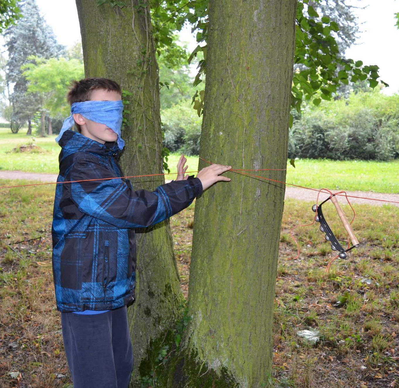 Spiele mit verbundenen Augen