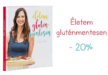 "Életem gluténmentesen" 20% kedvezménnyel megrendelhető!