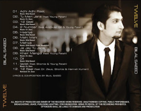 Full song Bilal Saeed twelve mp3 free download Music