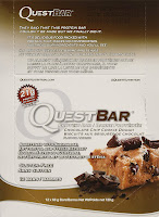 Quest Nutrition Protein Bar Chocolate Chip Cookie Dough, 720 Gram
