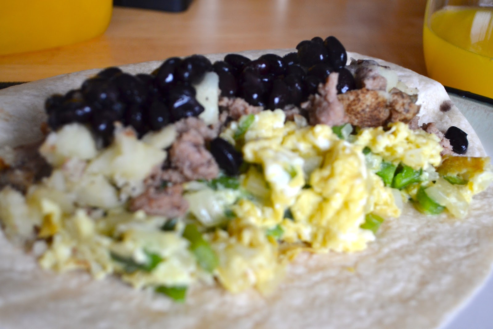 It's Always Sunny in My Kitchen Turkey Sausage Breakfast Burrito