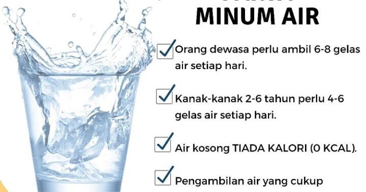 Kempen minum air kosong