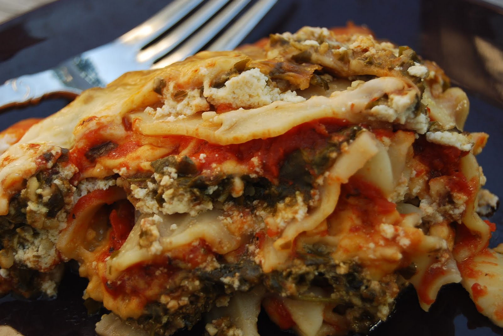 Not a Short Order... Slow Cooker Spinach Pesto Lasagna