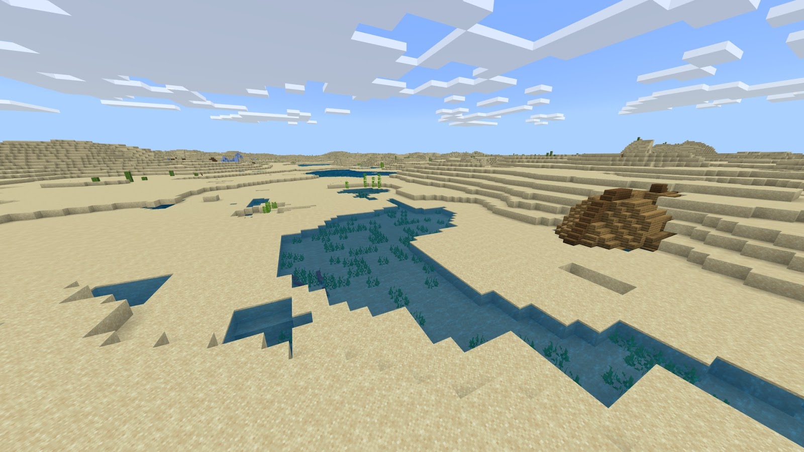Minecraft Bedrock Addons Endless Desert Biome