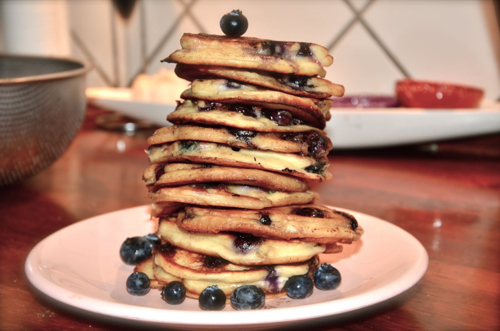 photofashionista American style blueberry pancakes