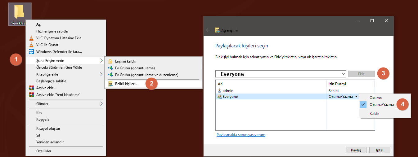 ethernet ile bilgisayarlar arasi hizli