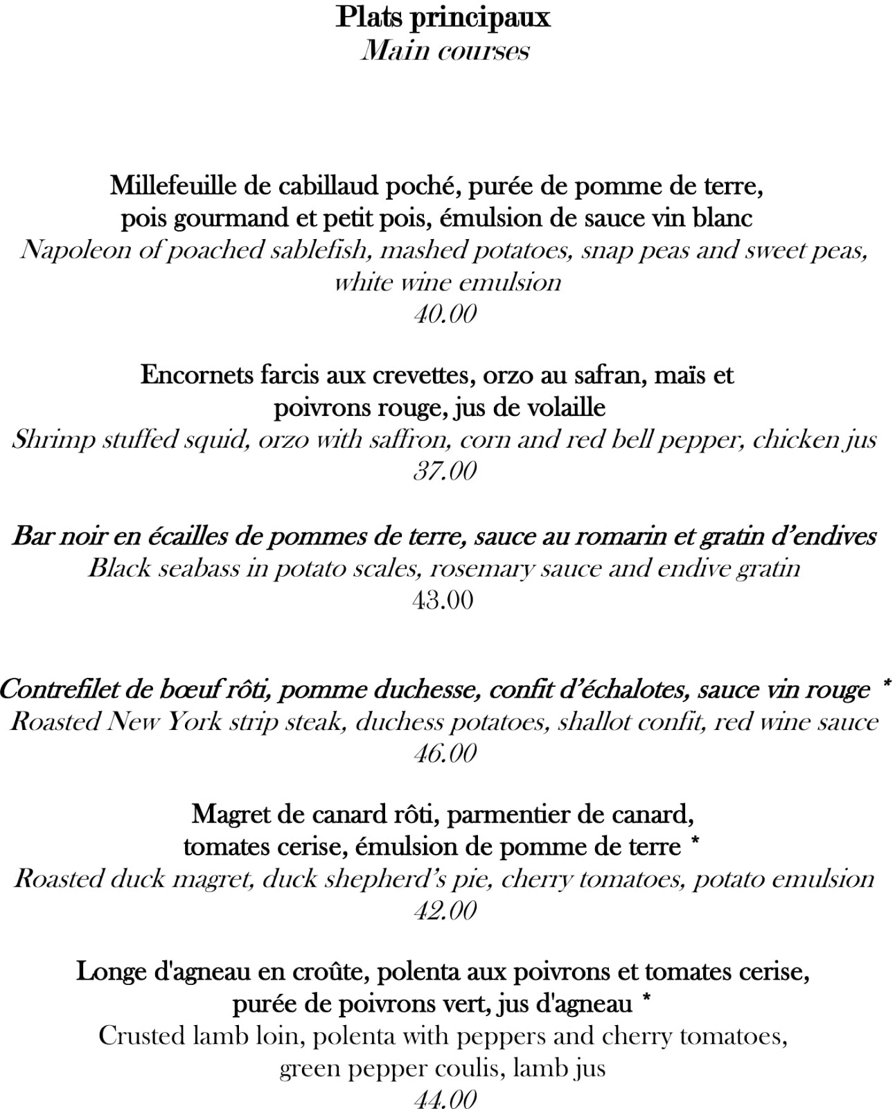 New Menu Debuting at Monsieur Paul at Epcot Later This Month Orlando