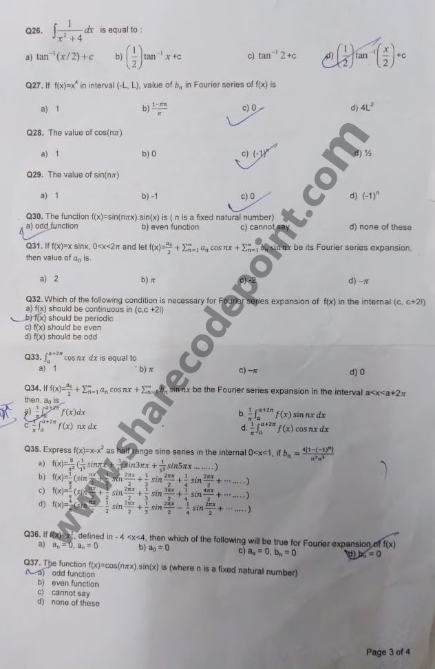 Mth 165 mcq sanfoundry picture