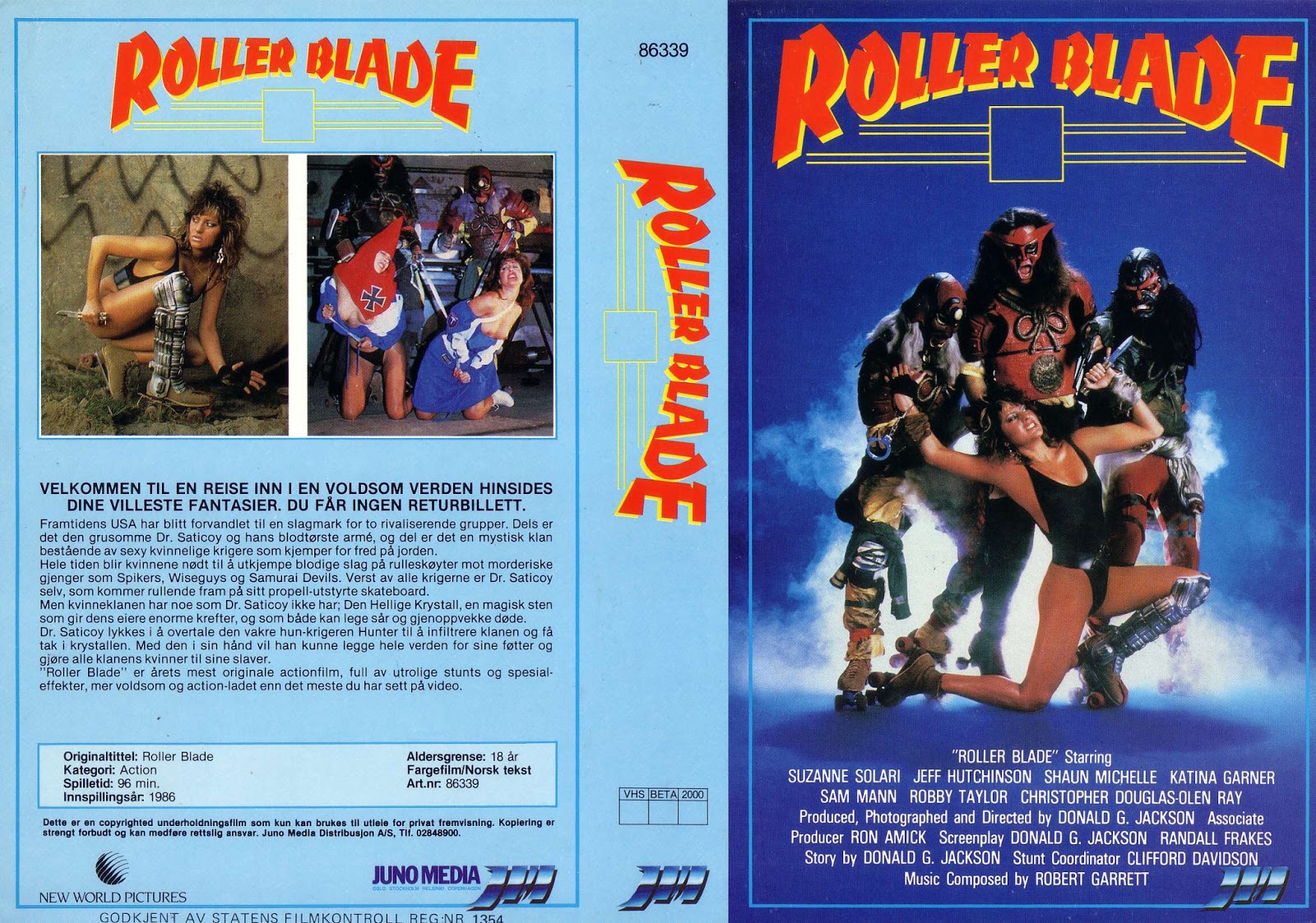 Roller Blade (1986) Filme Clasice VHS
