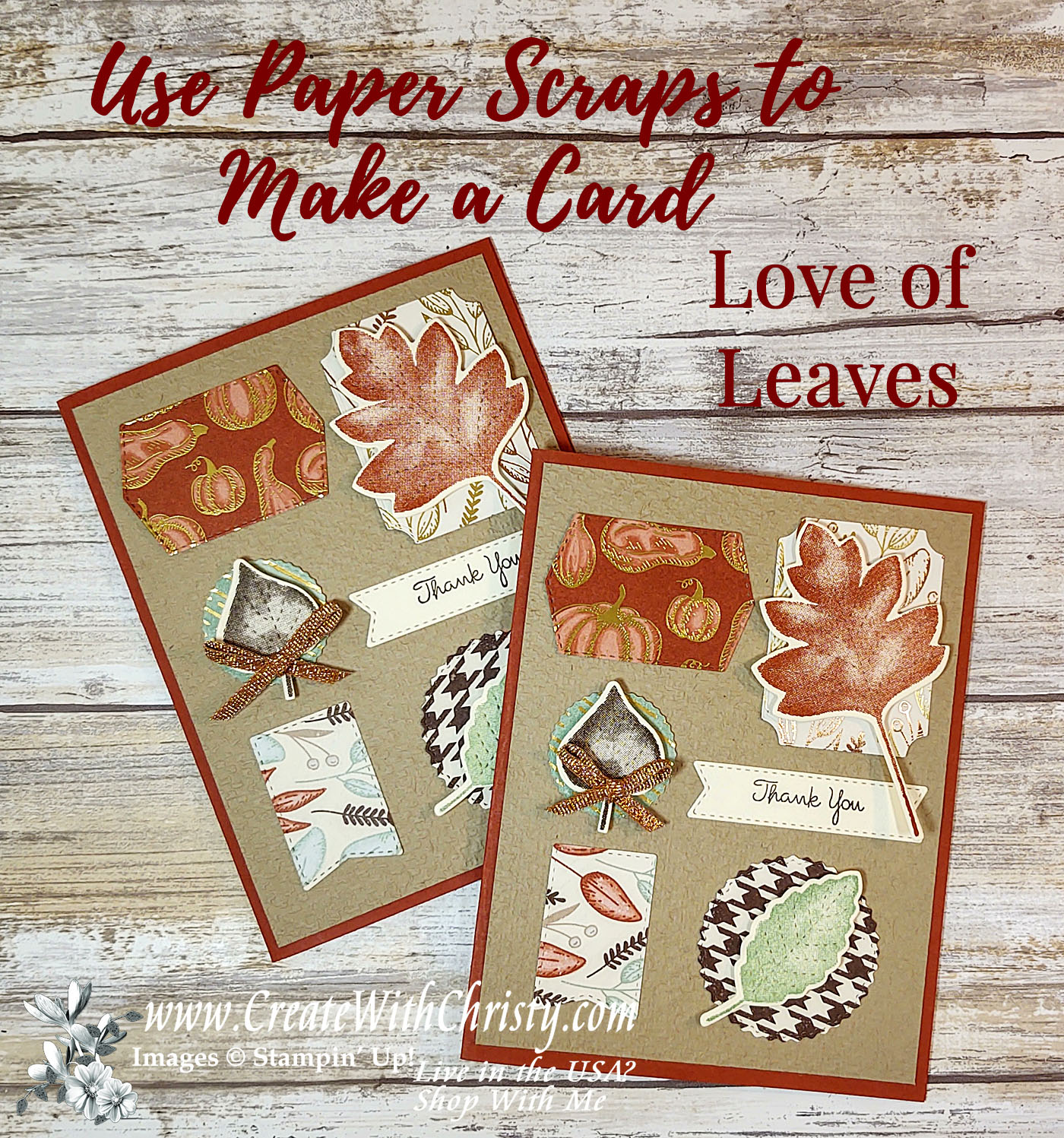 Make a Card With Paper Scraps [Create With Christy]