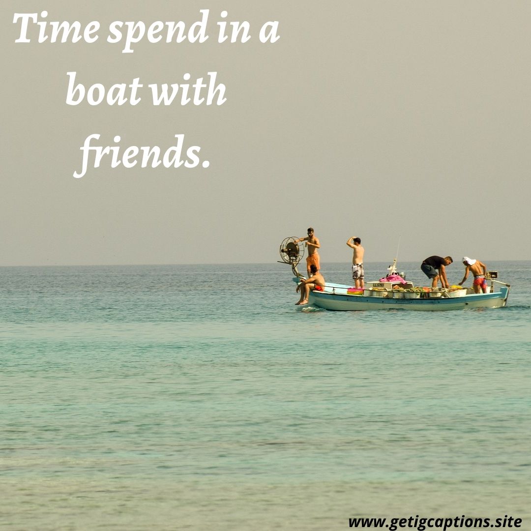 Boat captions for insta