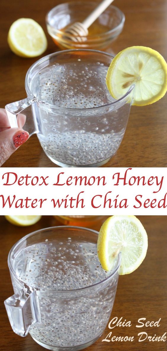 Detox Lemon Honey Water WIth Cha Seed Weight Loss Programs
