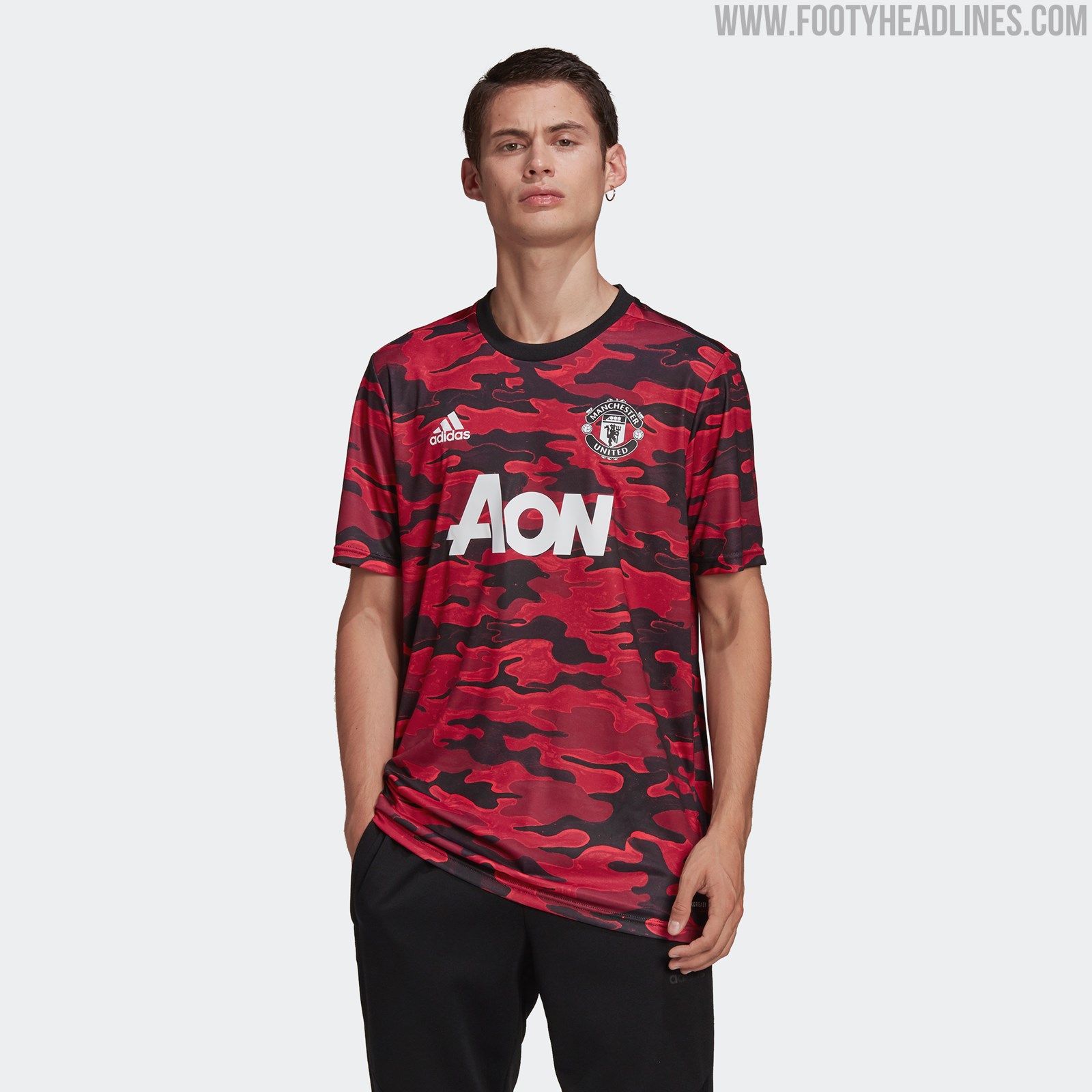 Camisa Adidas Manchester United Pré Jogo 2021 - FutFanatics